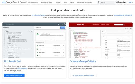 rich snippet testing tool